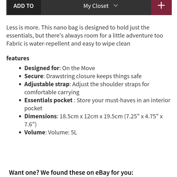 Lululemon On My Level Bag *Micro Black/Shiny Gold - Picture 4 of 9